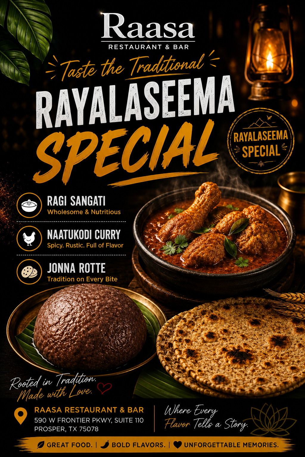 Raasa restaurant food campaign